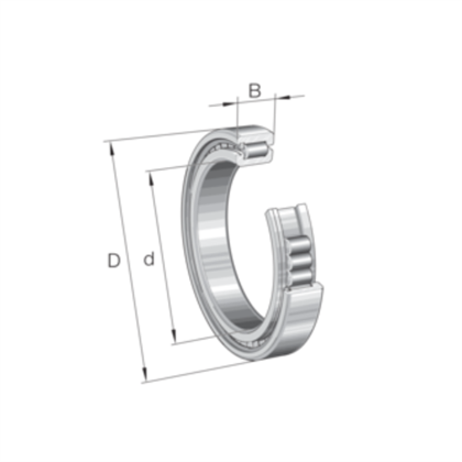SL1818/670-E Full Complement Bearing